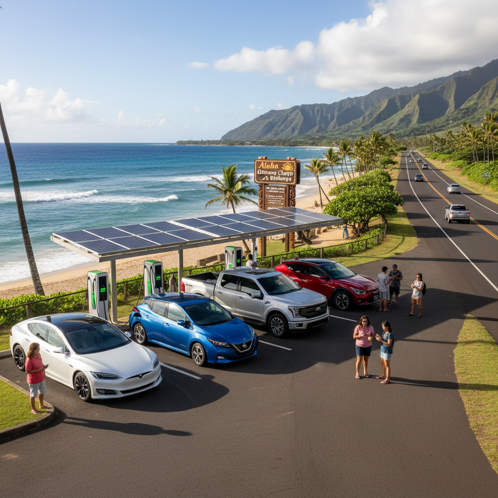 Hawaii’s EV Shift: Tesla, BYD, and Rivian Compete for Dominance in 2025