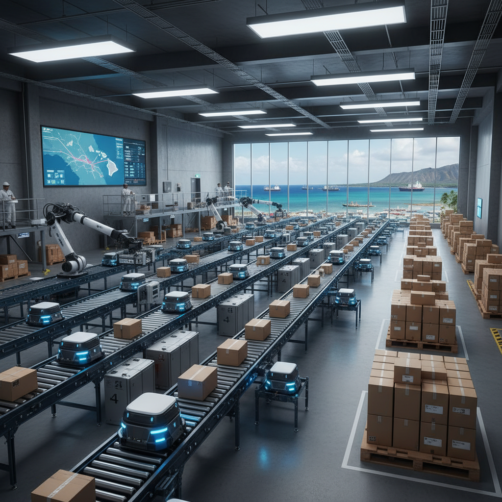 AI-Enhanced Logistics for Island Delivery Challenges