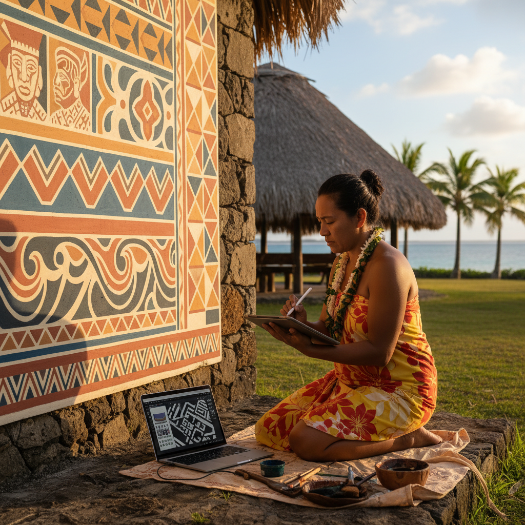 Pacific Artists Embrace AI While Honoring Tradition