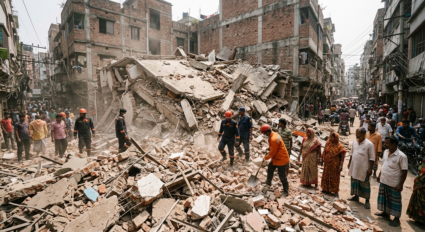 Roof Collapse at Tutoring Center in Lahore Claims 14 Children’s Lives
