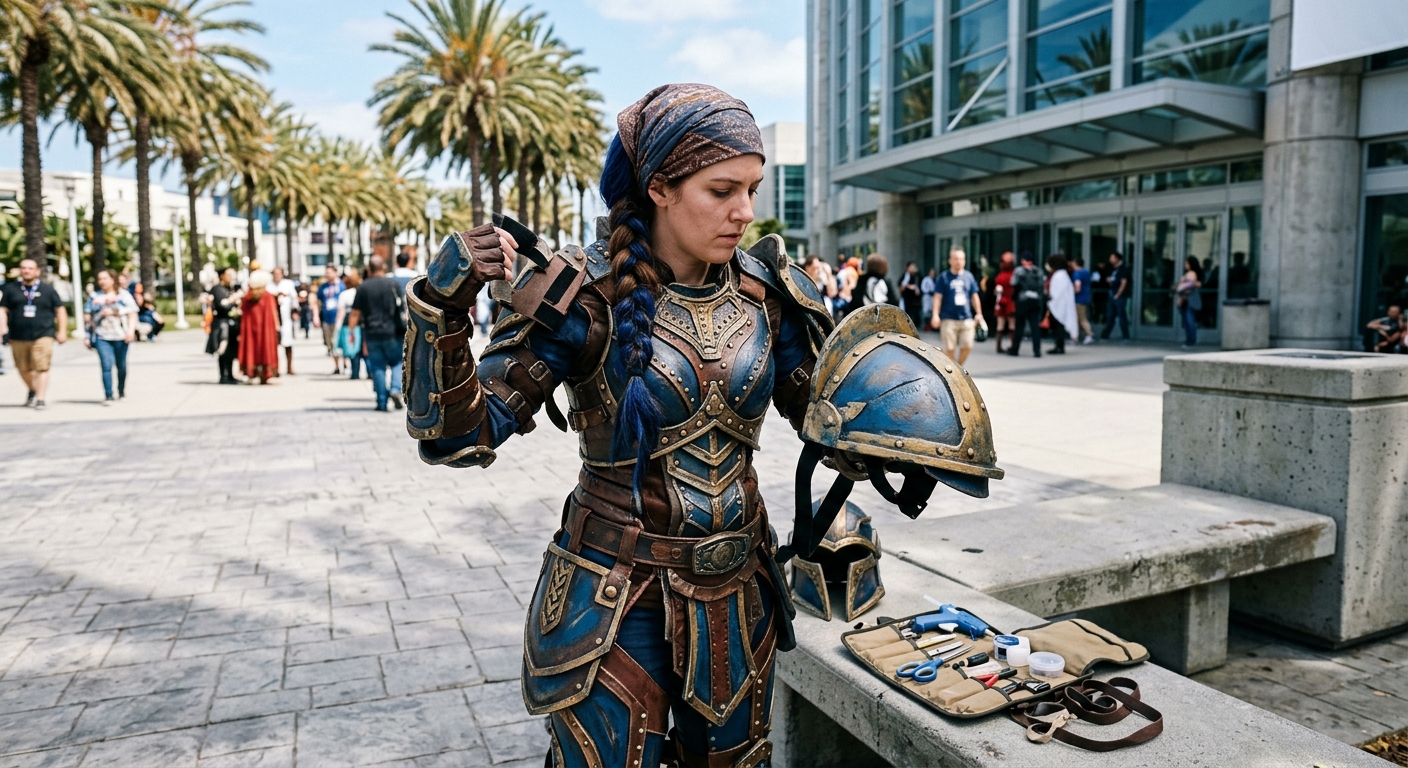 Comic Con Cosplay Culture Shines Amid Heat, Creativity, and Community Efforts