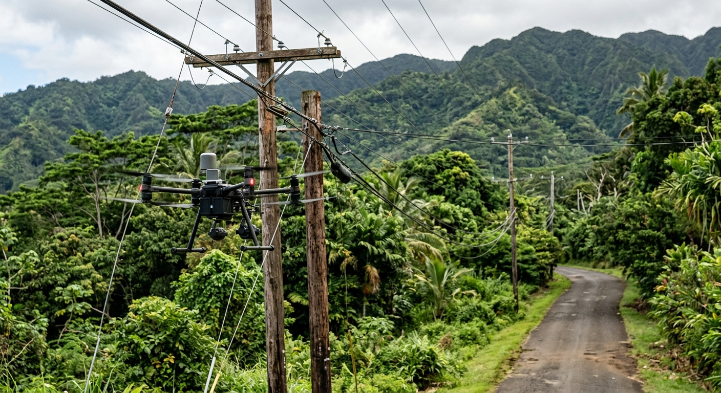 Hawaiian Electric Deploys Drones for Aerial Inspections on Hawaii Island